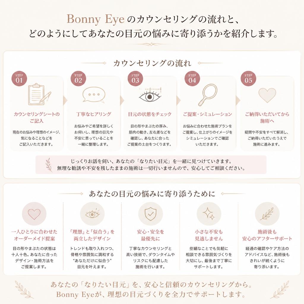 プロによる丁寧なカウンセリング