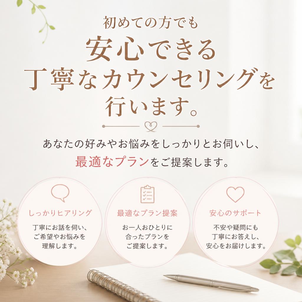 安心のカウンセリング