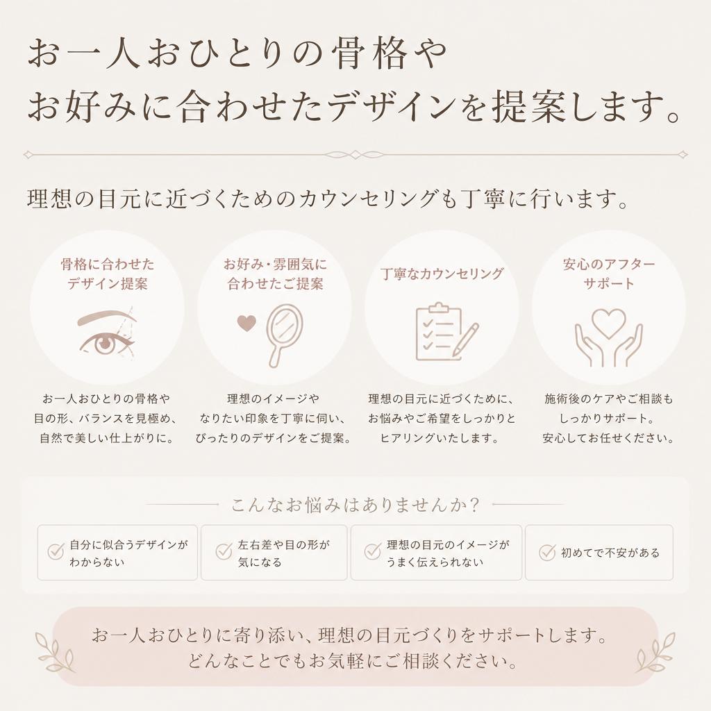 似合わせデザインの重要性